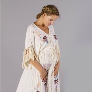 Bojangles Button-through maternity Maxi Kaftan